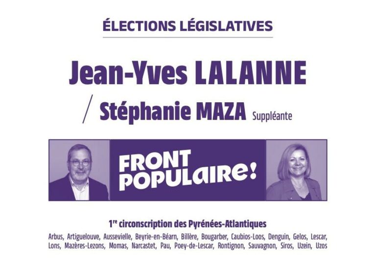 Dans les P-O, la 1ère circo avec le NFP et la GDS